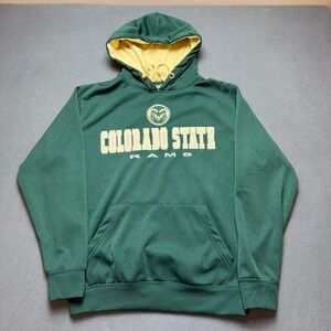 Colorado State Rams Hoodie Green NCAA College Sweatshirt Size M